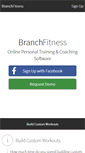 Mobile Screenshot of branchfitness.com